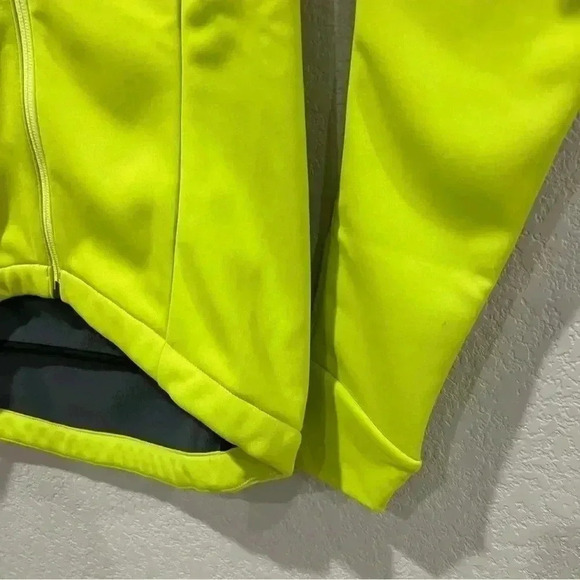 Mavic Women Biking Cycling Jacket Size Medium Yellow Full Zip Made In France - Picture 14 of 16